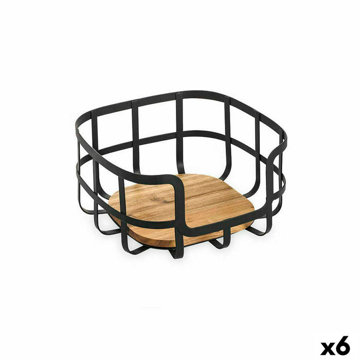 Fructieră Confortime Metal 24 x 24 x 12,3 cm (6 Unități)