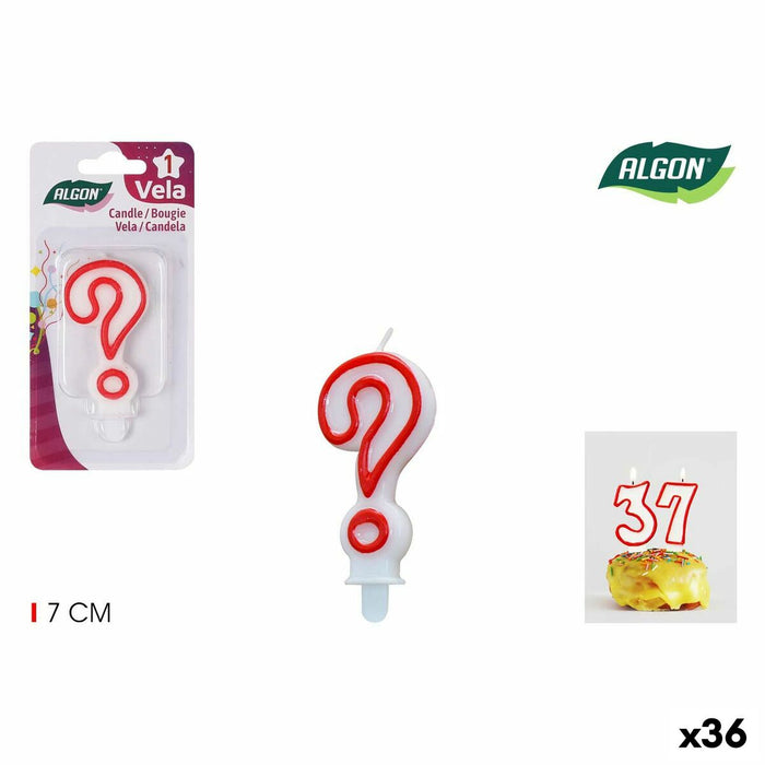 Set de Lumânări Algon Roșu (36 Unități)