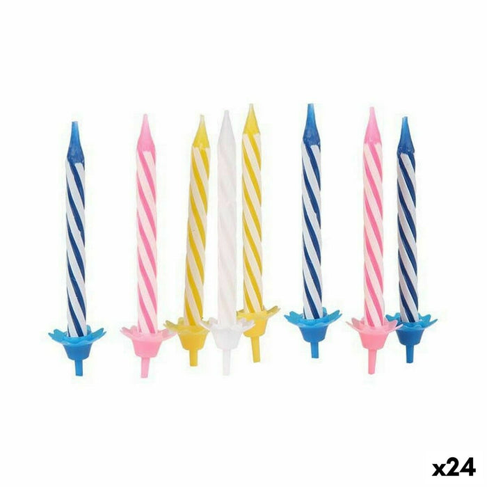 Lumânări Algon Birthday 24 Piese (24 Unități)