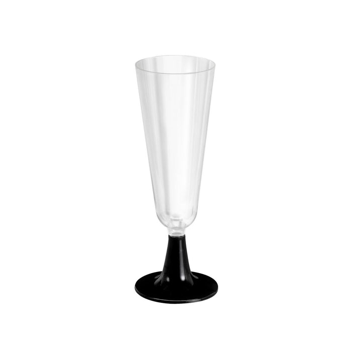 Pahare de șampanie refolosibile Algon Negru 150 ml 4 Unități