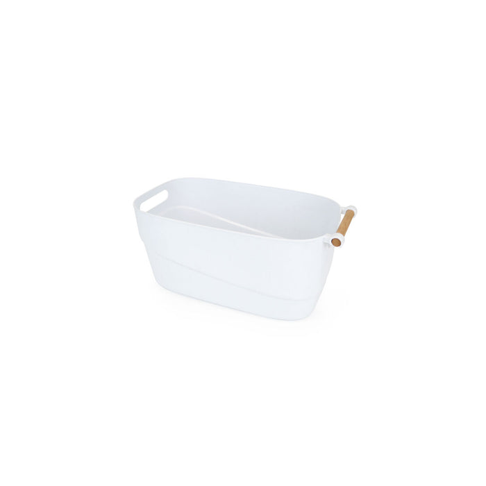 Coș Multifuncțional Confortime Alb Plastic Cu mânere 27 x 14,5 x 12 cm