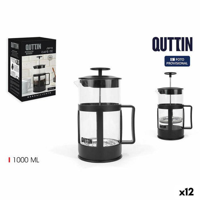 Cafetieră cu Piston Quttin 1 L