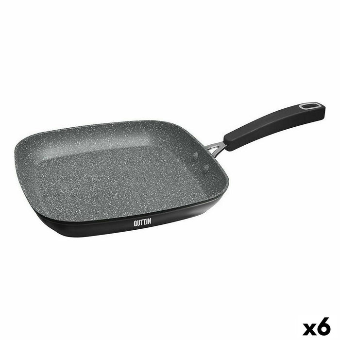 Tigaie Grill cu Suprafață Netedă Quttin Grand Chef 3 mm (6 Unități)
