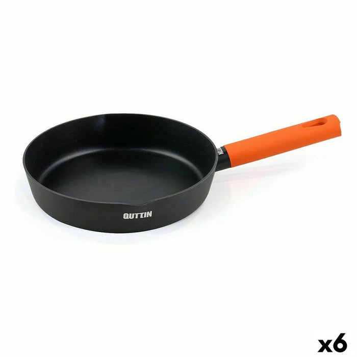 Tigaie Quttin Gastro Negru Portocaliu 47 x 29,5 x 5,8 cm (6 Unități)