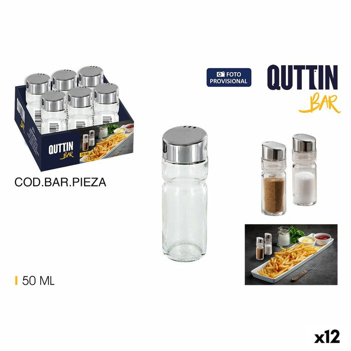 Suport pentru condimente Quttin Bar 50 ml (6 Piese) (12 Unități)