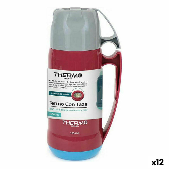 Flacon termos de călătorie ThermoSport 1 L (12 Unități)
