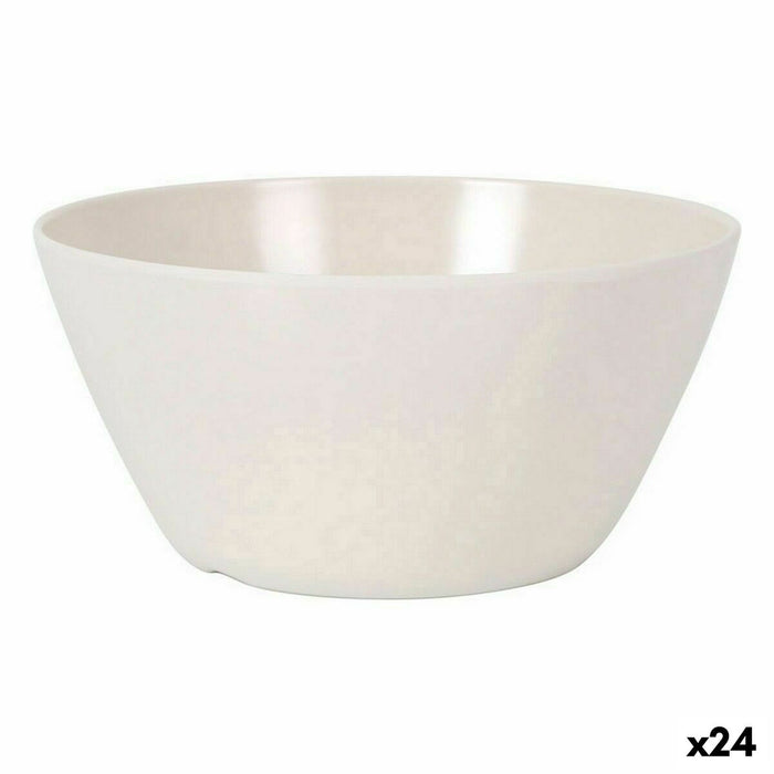 Bol pentru Aperitive La Mediterránea Melamina Alb Luciu 14,5 x 7 cm (24 Unități)