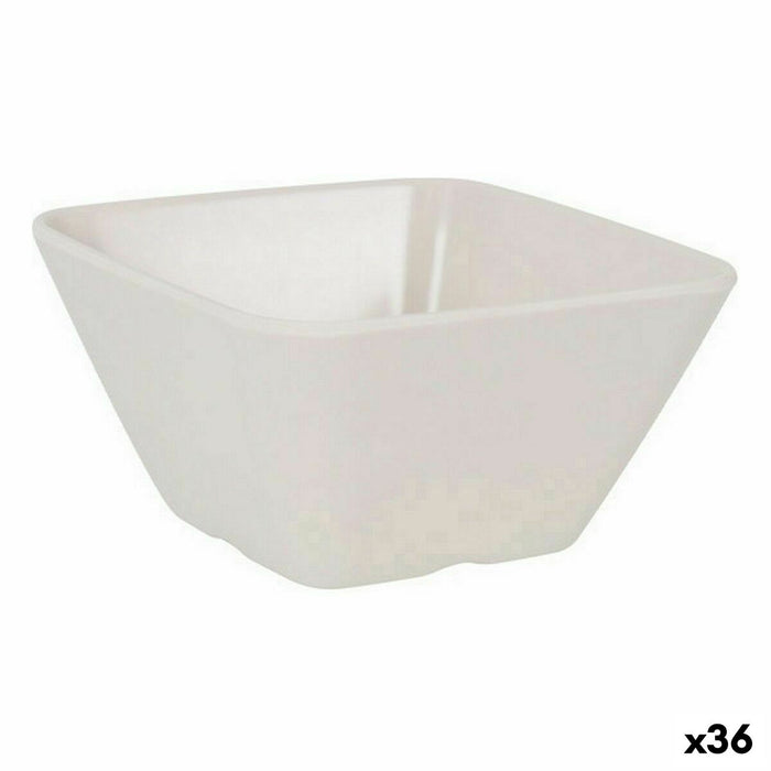 Bol pentru Aperitive La Mediterránea Melamina Alb Luciu 10 x 10 x 5 cm (36 Unități)