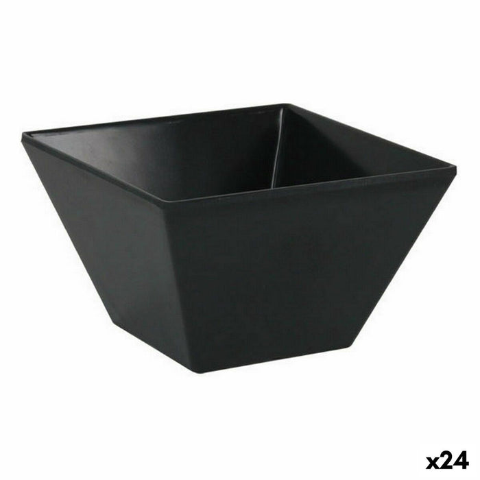 Bol pentru Aperitive La Mediterránea Melamina Antracit 10 x 10 x 6 cm (24 Unități)