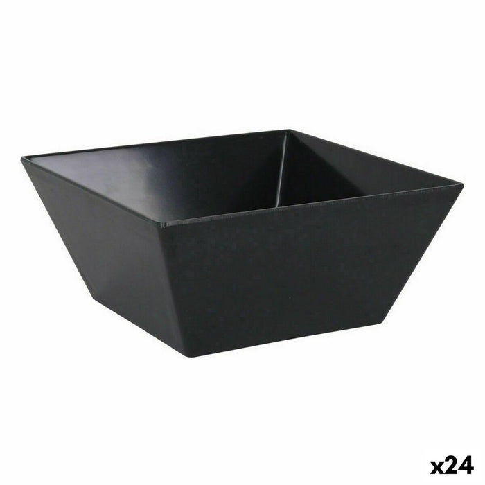 Bol pentru Aperitive La Mediterránea Melamina Antracit 18 x 18 x 8 cm (24 Unități)