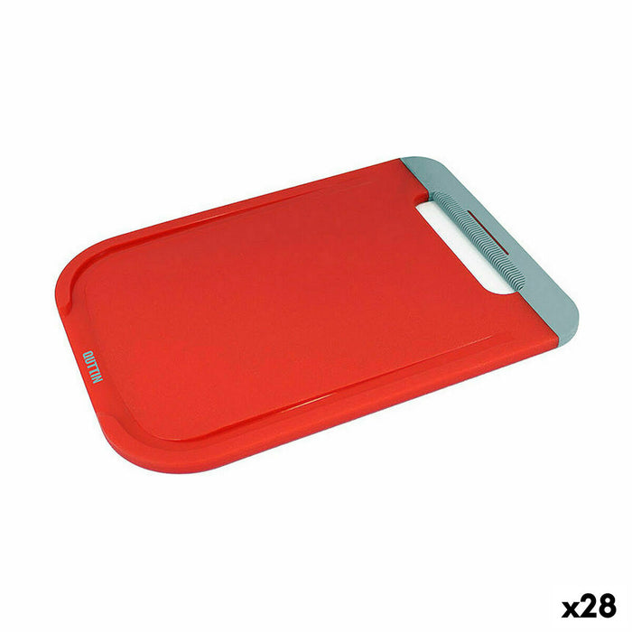 Masă de tăiat Inde Roșu 24,4 x 18 x 0,7 cm (28 Unități)