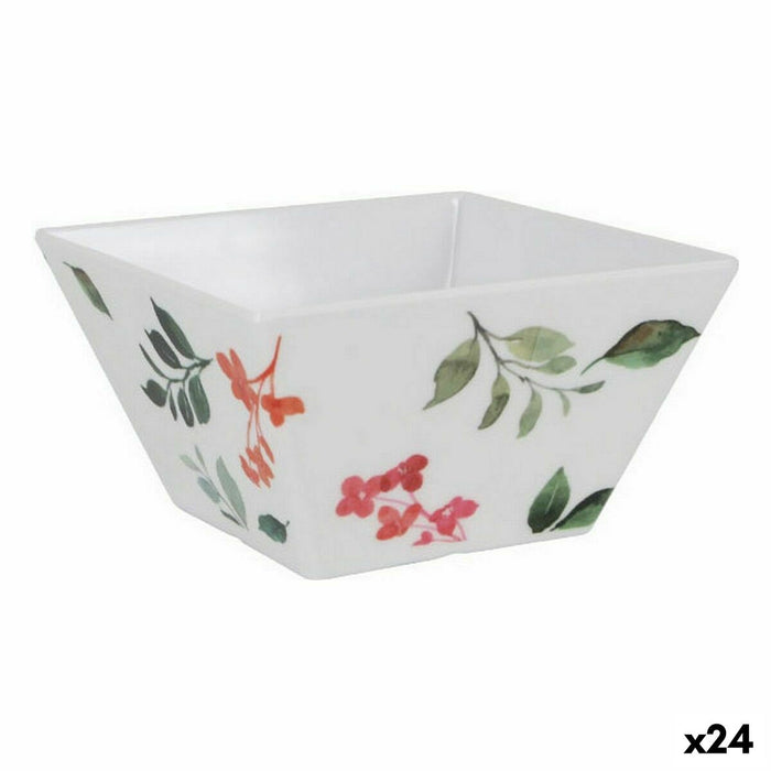 Bol pentru Aperitive La Mediterránea Petunia Melamina Luciu 13 x 13 x 7 cm (24 Unități)