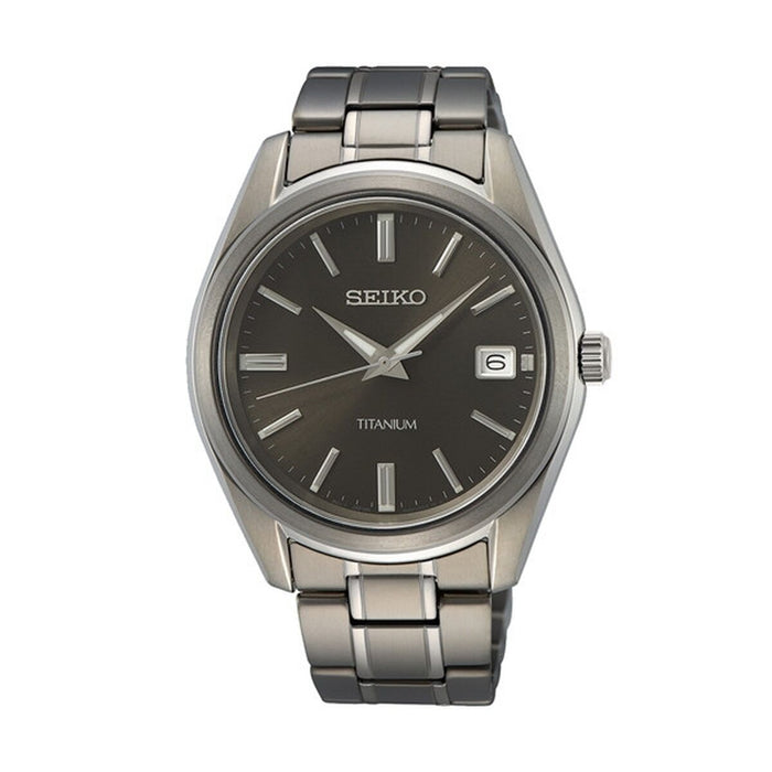 Ceas Bărbați Seiko SUR375P1 Gri Argintiu