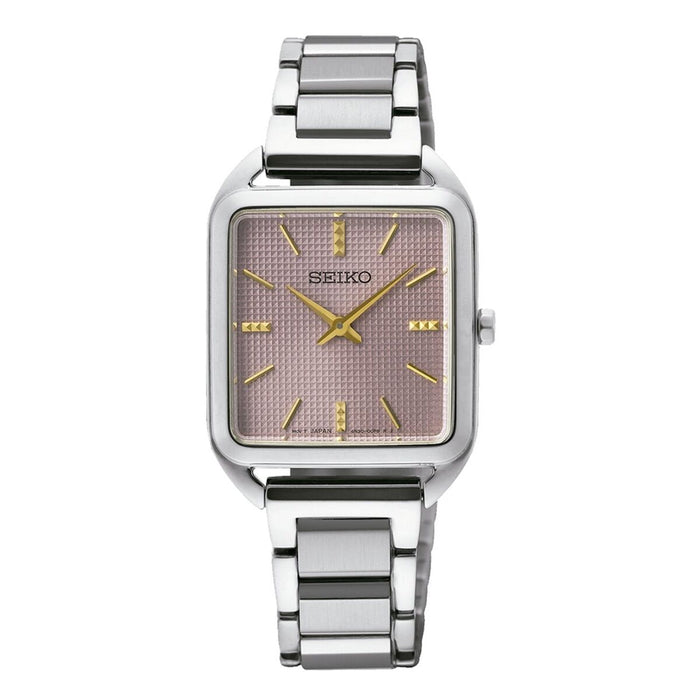 Ceas Bărbați Seiko SWR077P1 Roz Argintiu