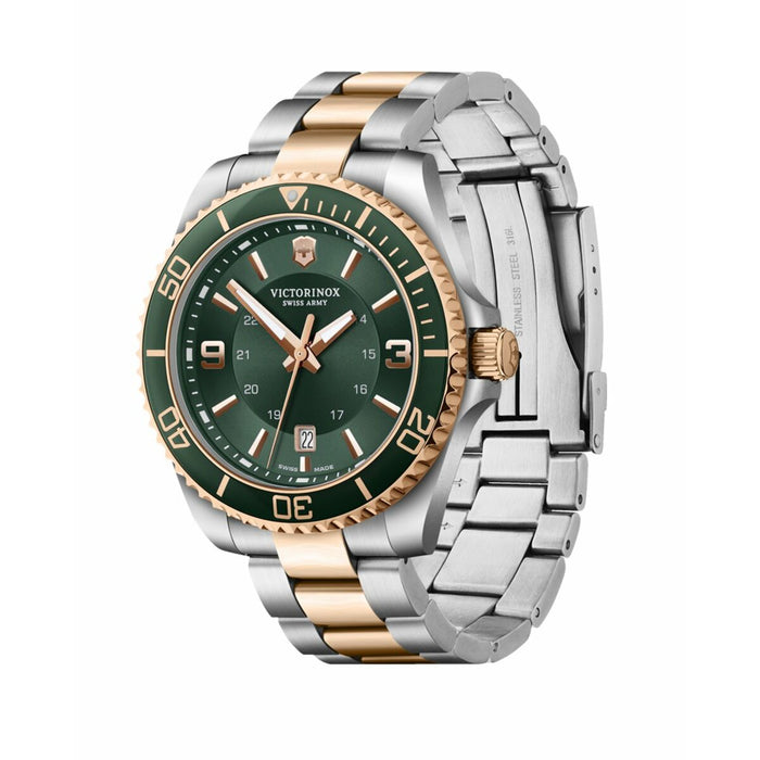 Ceas Bărbați Victorinox V242008 Verde Argintiu