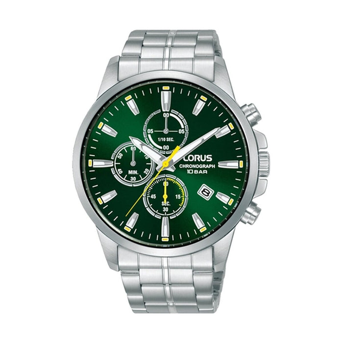 Ceas Bărbați Lorus RM381HX9 Verde Argintiu