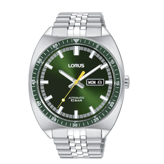 Ceas Bărbați Lorus RL443BX9 Verde Argintiu