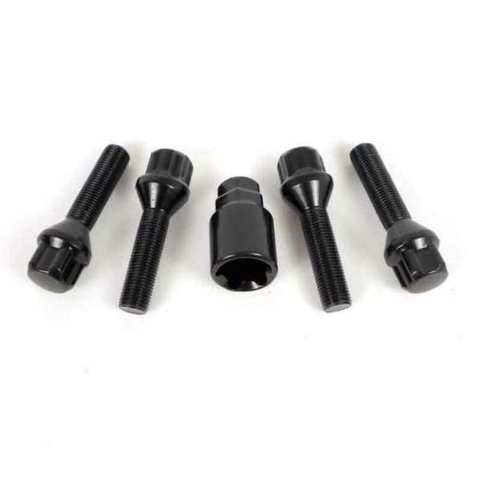 Șuruburi antifurt OMP OMPS09851201 M12 x 1,25 4 uds Negru