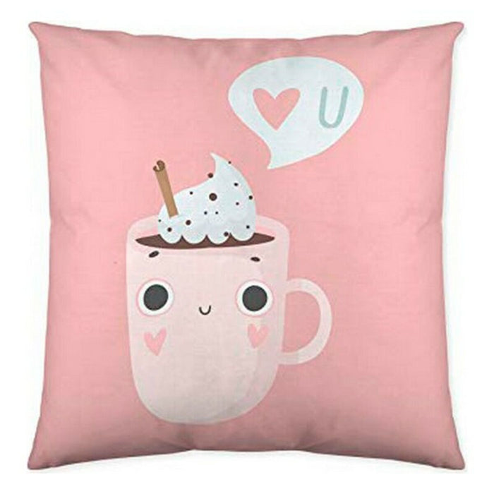 Husă de pernă de canapea Costura Funny Cups (50 x 50 cm)