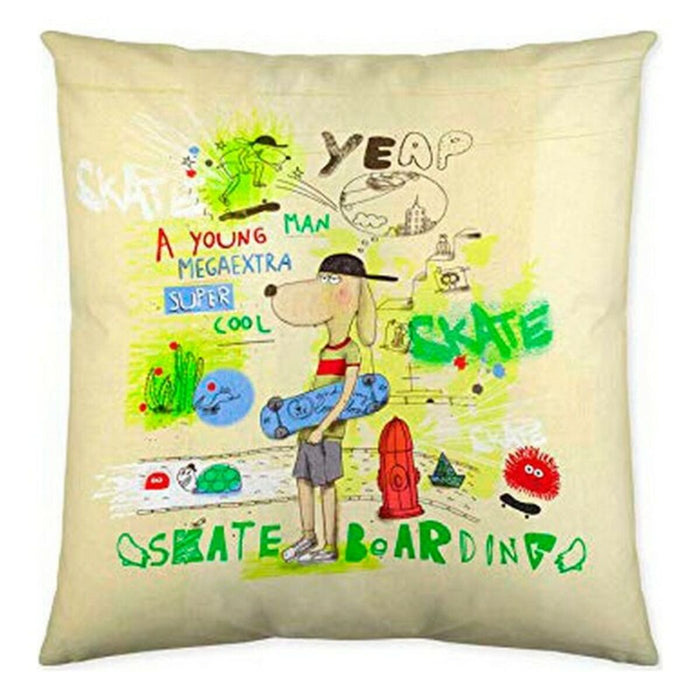Husă de pernă de canapea Cool Kids Skate Boarding (50 x 50 cm)