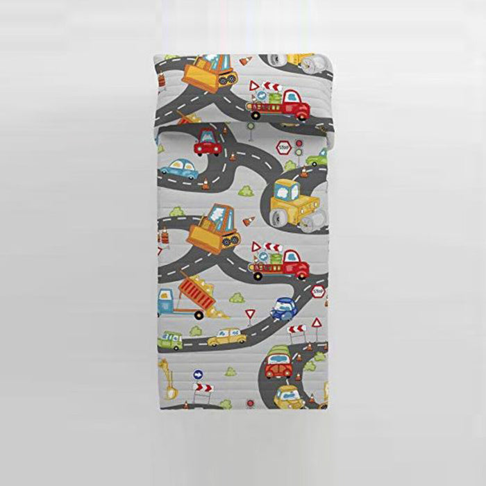 Cuvertură de pat reversibilă Scalextric Cool Kids 180 x 260 cm