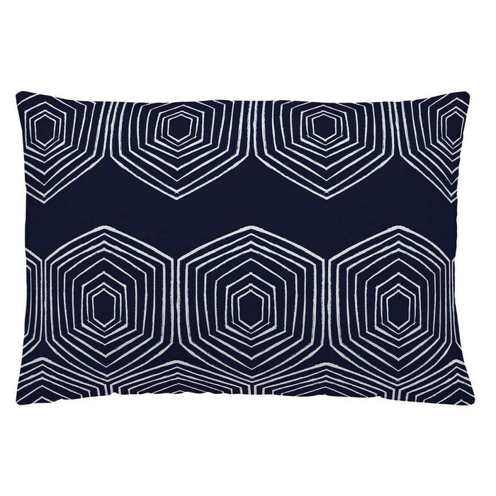 Husă de pernă de canapea Naturals Blue Mand (50 x 30 cm)