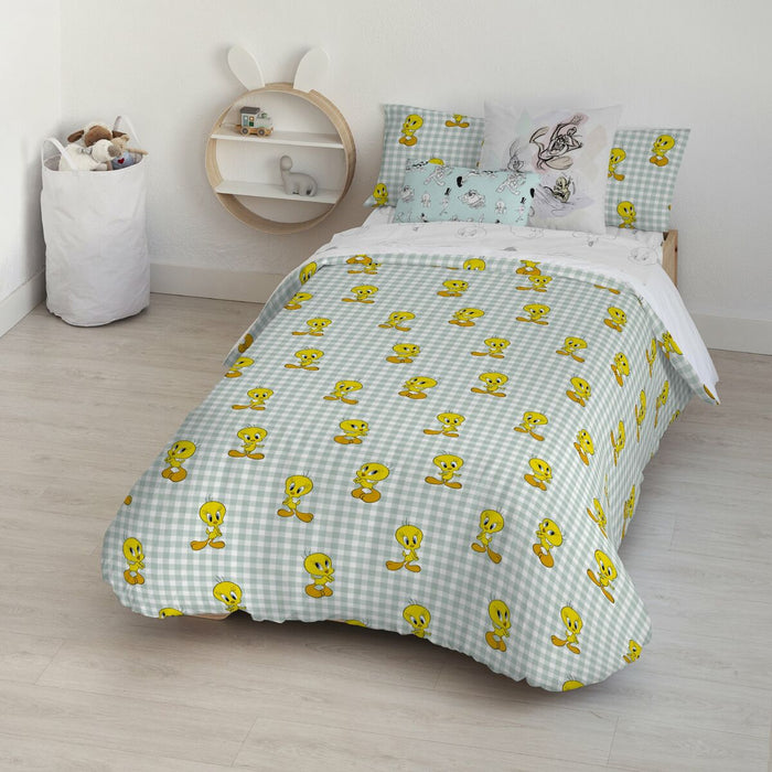 Husă de pilotă Piolín Tweety Vichy Multicolor 140 x 200 cm