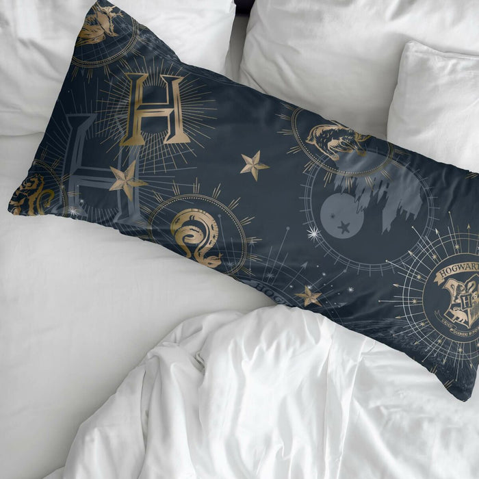 Față de pernă Harry Potter Multicolor Chihlimbar Auriu* 45 x 110 cm 100 % bumbac
