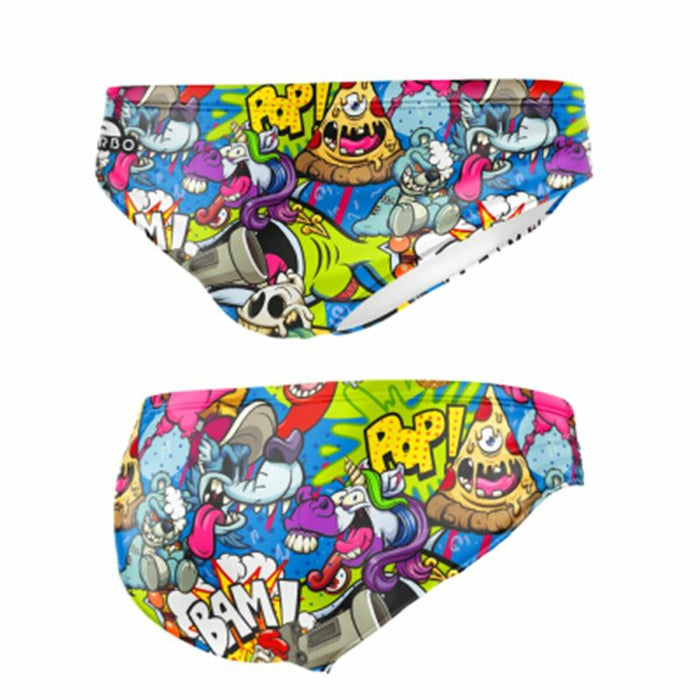 Chiloți pentru bărbați Turbo Waterpolo Turbo Loki Comic Albastru Multicolor
