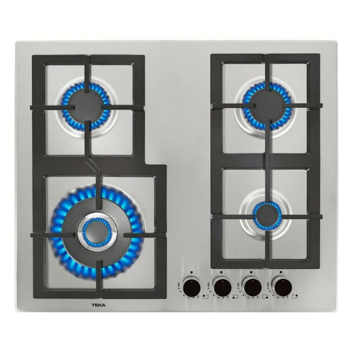 Plită pe Gaz Teka EFX60 60 cm Oțel inoxidabil Gaz Natural