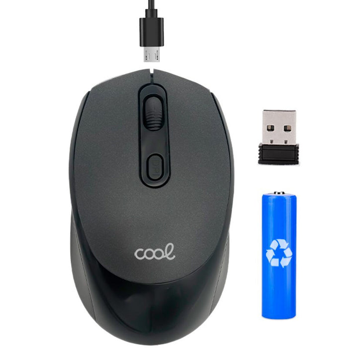Mouse Cool 8434847058436 Negru Negru/Gri