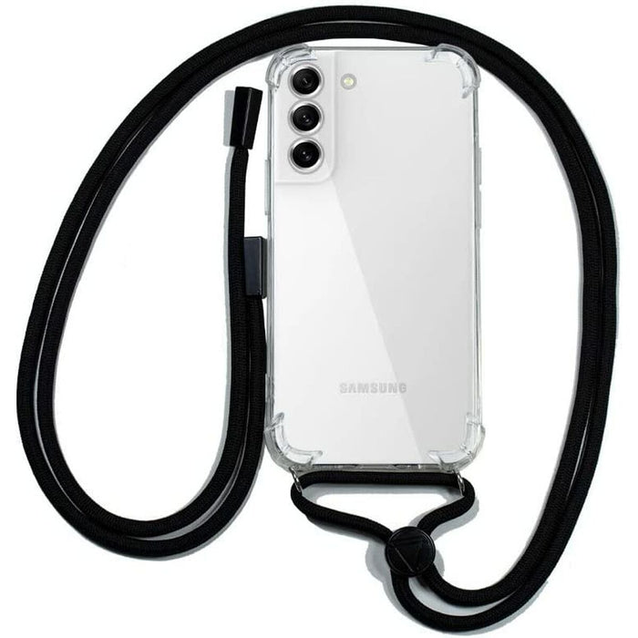 Husă pentru Mobil Cool Transparent GALAXY S21 FE 5G Negru