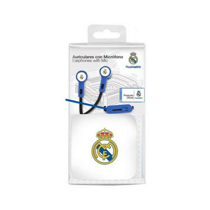 Căști cu buton Real Madrid C.F. Albastru