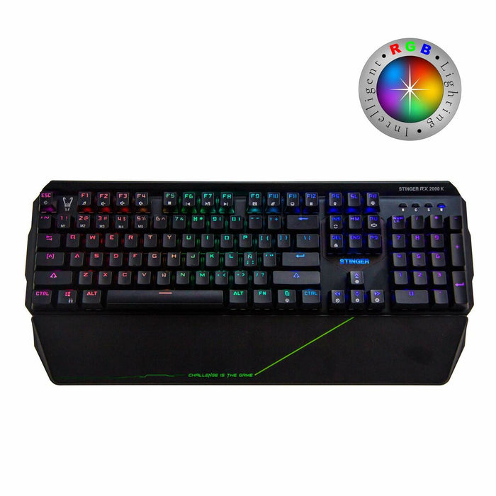 Tastatură Gaming Woxter Stinger RX 2000 K Qwerty Spaniolă