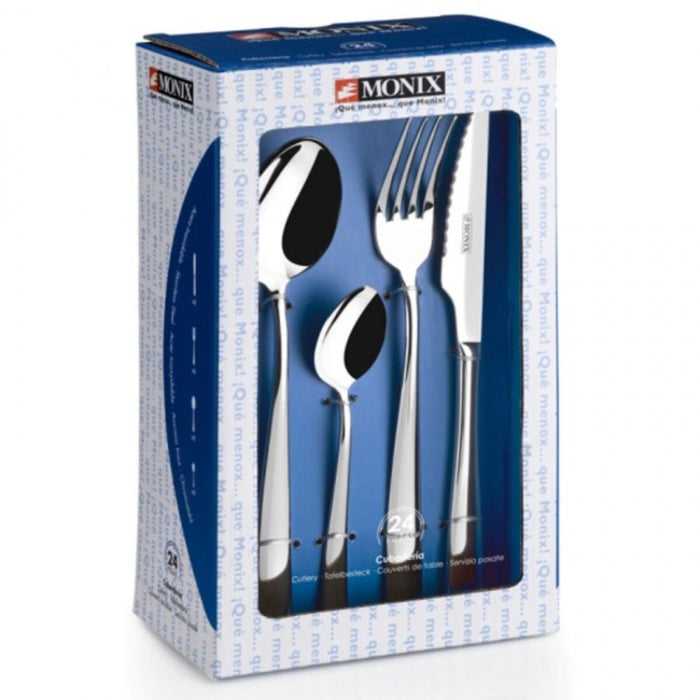 Set de Tacâmuri Monix M190974 Gri Metal Oțel inoxidabil 18/10