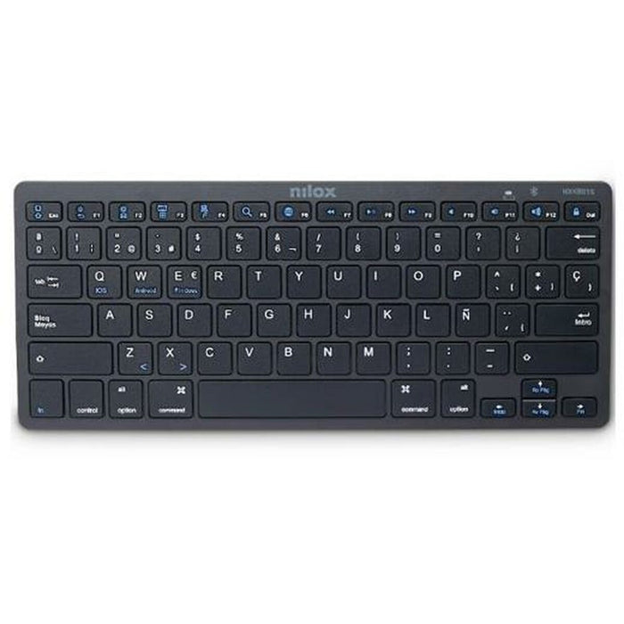 Tastatură Nilox NXKB01B Negru Qwerty Spaniolă