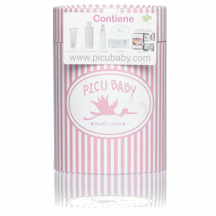 Set Cadou pentru bebeluși Picu Baby Infantil Tambor Rosa New Roz 5 Piese
