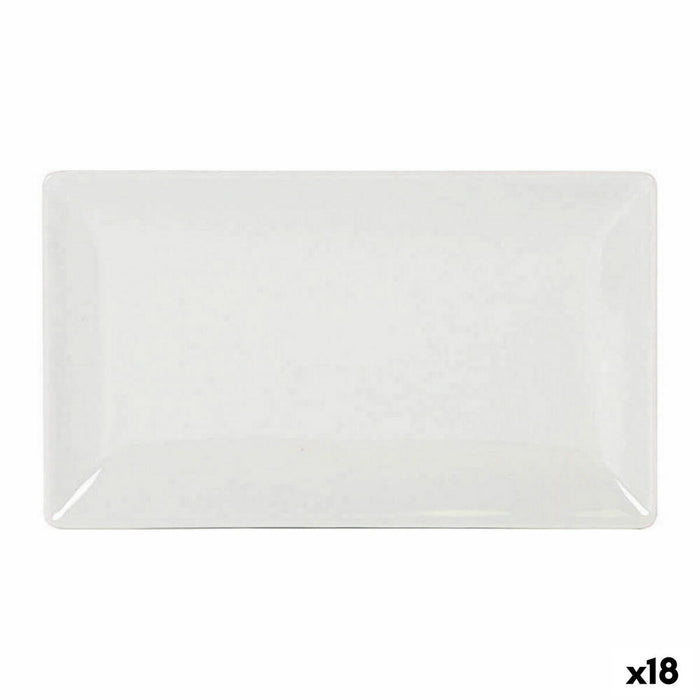 Platou pentru Servire La Mediterránea Elite Dreptunghiular 25 x 15 x 2 cm (18 Unități) (25 x 15 cm)
