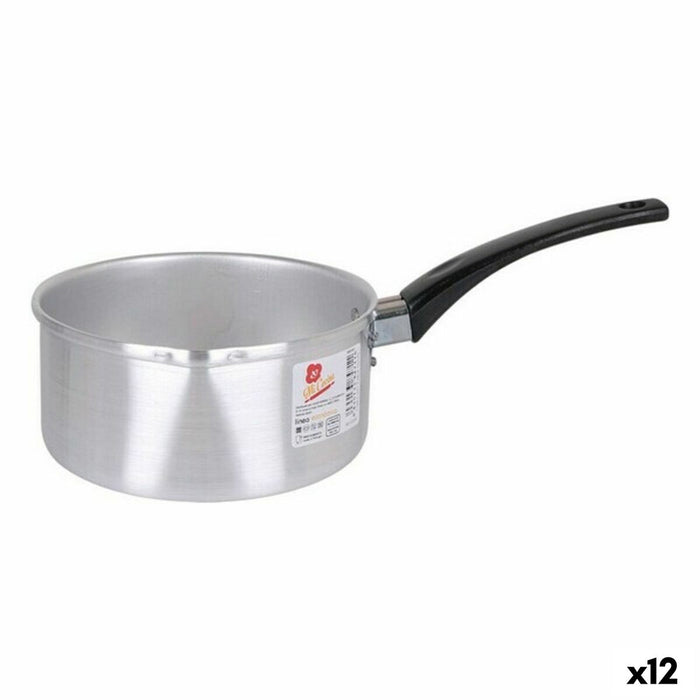 Cratiță Aluminiu Ø 16 cm 1,5 L 31 x 17,5 x 13 cm (12 Unități)