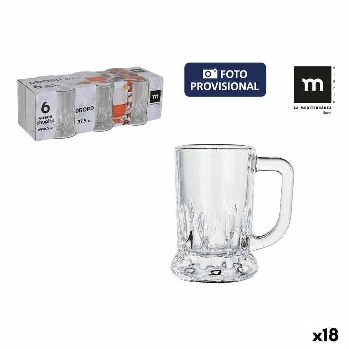 Set de Pahare Shot La Mediterránea Dropp 37,5 ml (18 Unități)