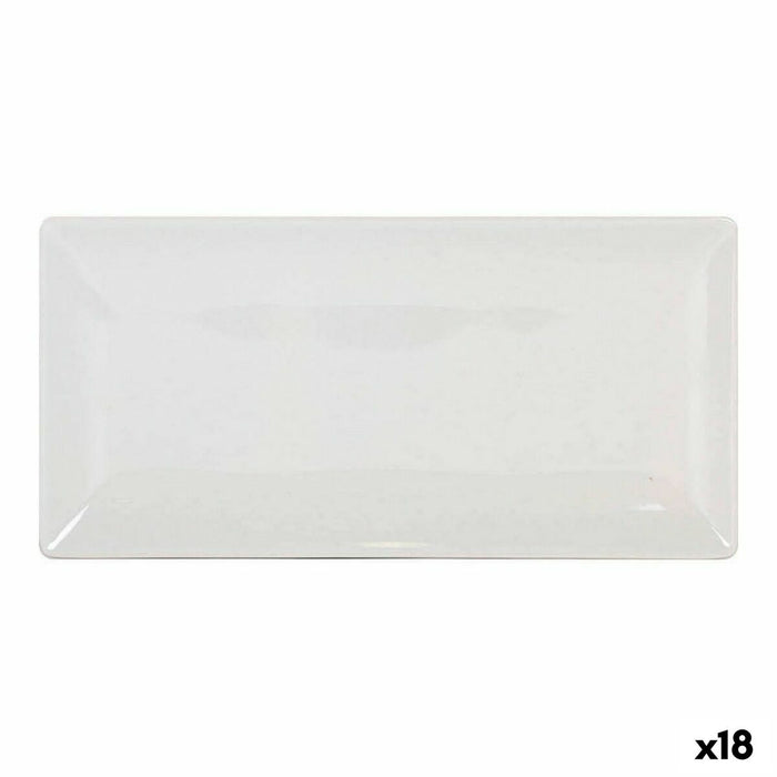 Platou pentru Servire La Mediterránea 36218 Dreptunghiular 30 x 15 x 2 cm (18 Unități)