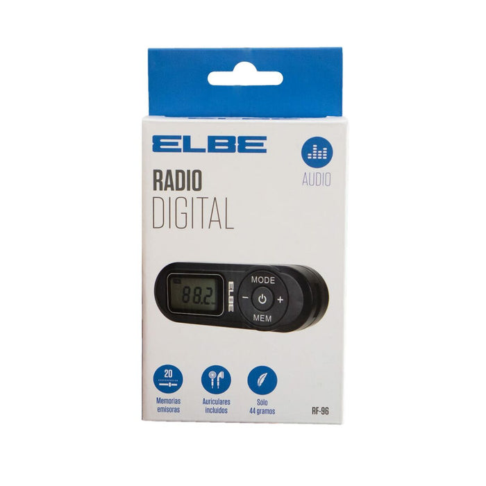 Radio Portabil Digital ELBE RF-96 Negru FM