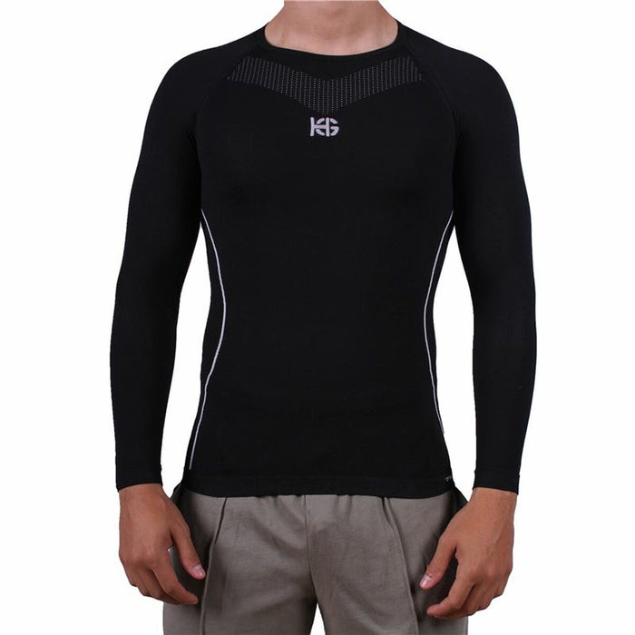 Tricou cu Mânecă Lungă Bărbați Sport Hg Sandsock Negru
