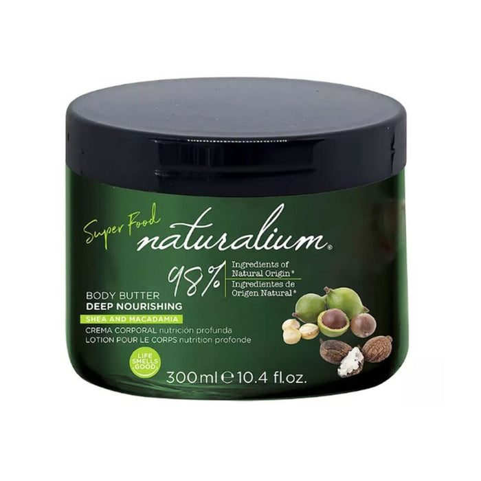 Cremă Corporală Hidratantă Naturalium Makadamijos 300 ml