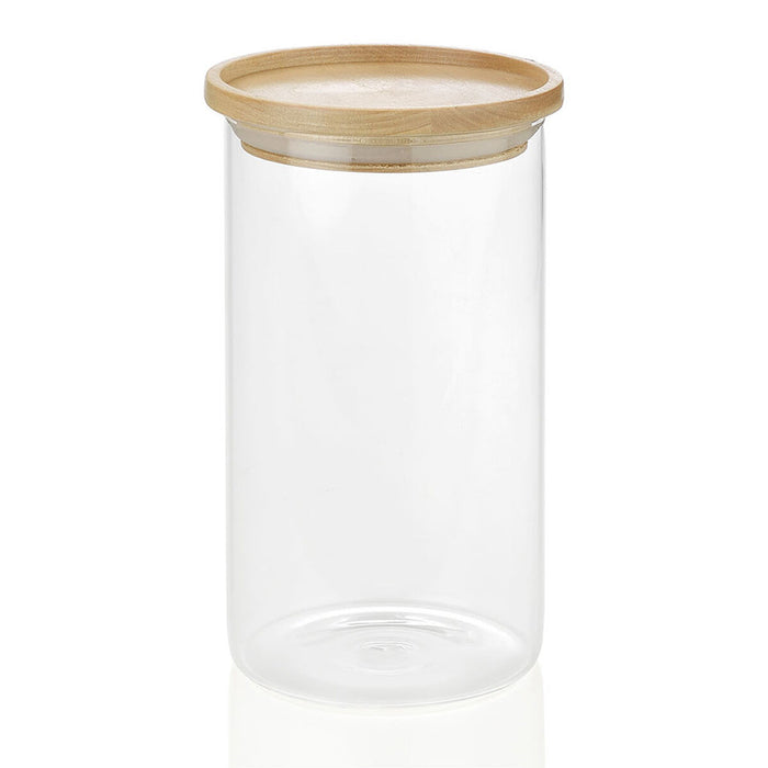 Staniu Andrea House cc16204 Lemn Sticlă 1,2 L Ø 9,5 x 17,5 cm