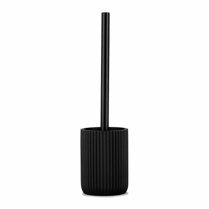 Perie pentru toaletă Andrea House Mat Negru Rășină (Ø 9,5 x 36 cm)