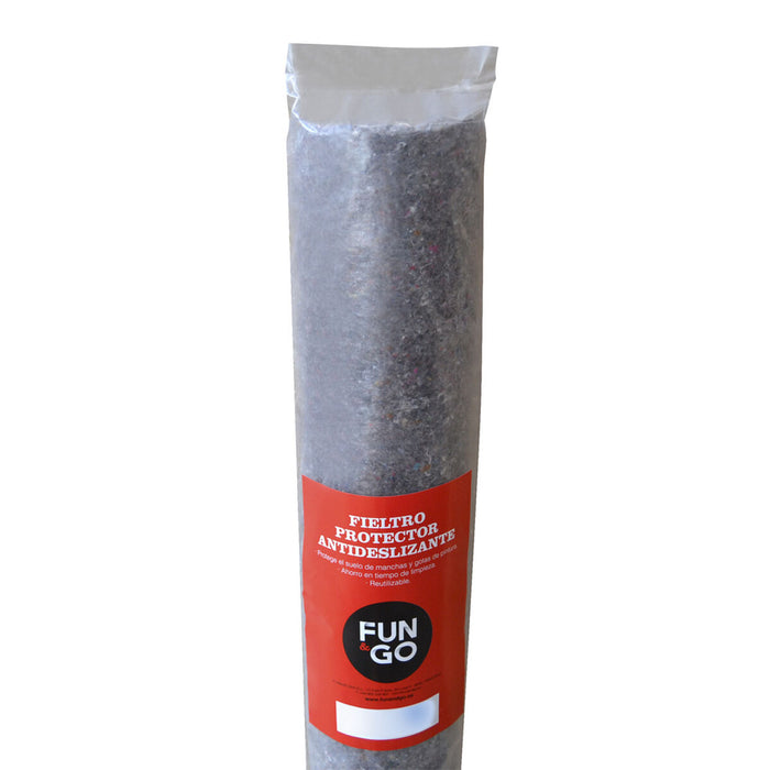 Pătură de protecție Fun&Go Pâslă 200 g/m² Gri (1 x 5 m)