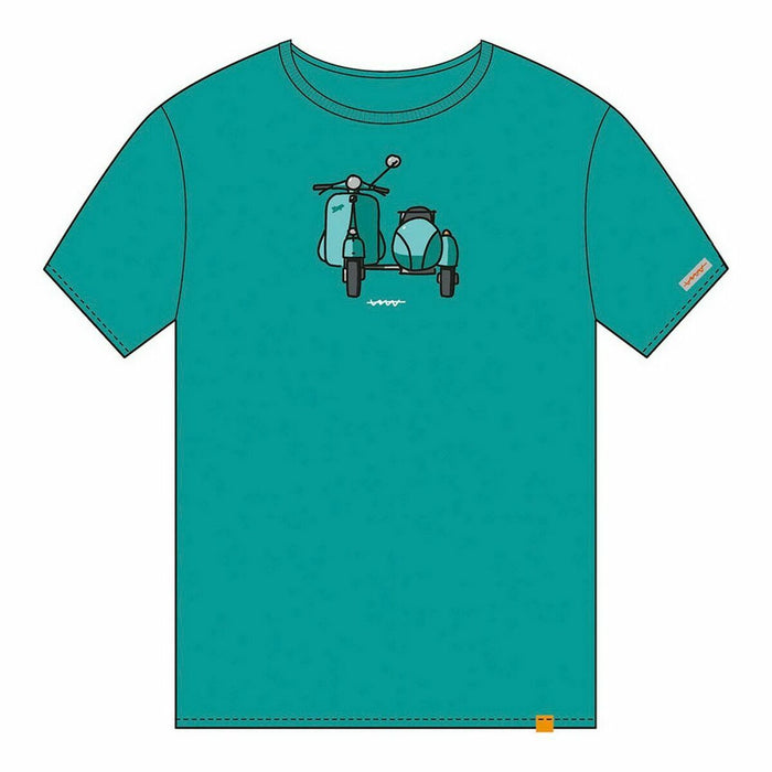 Tricou cu Mânecă Scurtă Cállate la Boca Turquoise Ataș