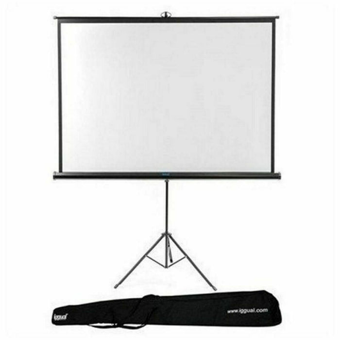 Ecran de Perete cu Trepied + Sac iggual PSITS180 180 x 180 cm
