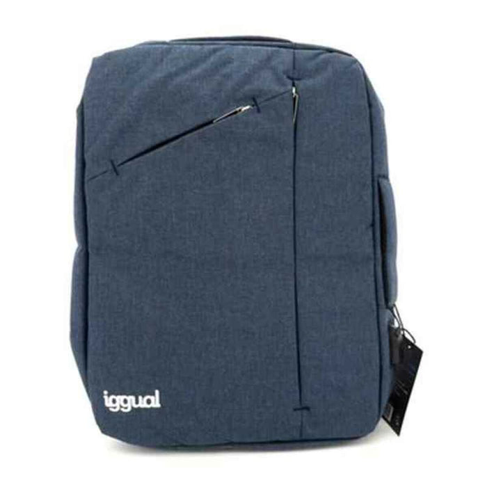 Rucsac pentru Laptop iggual IGG317051 Impermeabil Anti-furt Albastru
